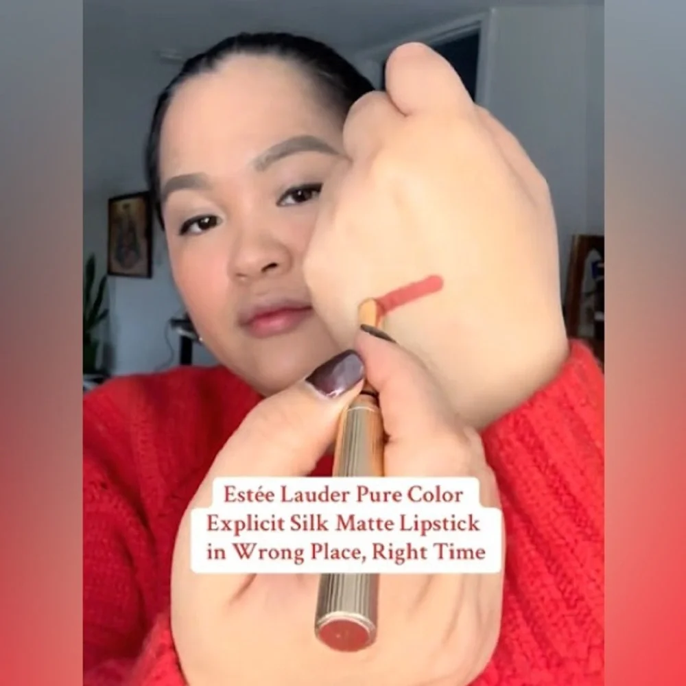 BNIB Estée Lauder Explicit Vellum Matte Lipstick - Wrong Place Right Time - Picture 3 of 4